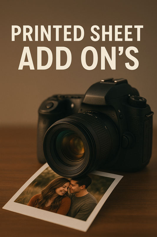 Printed Sheets: Add On's