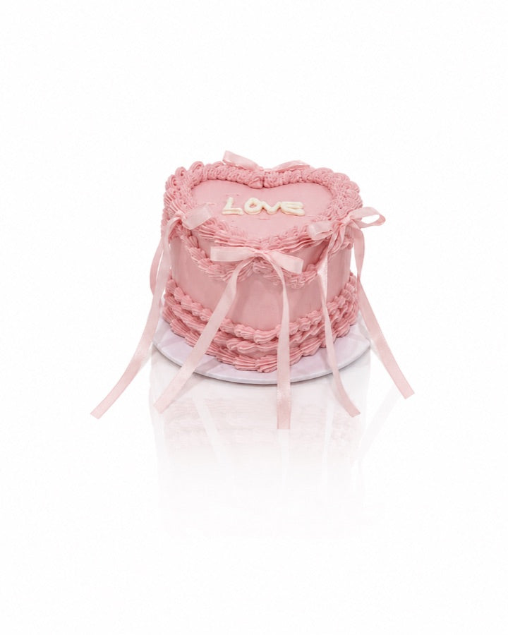 Pink Ruffled Bonnet studio prop